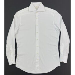 Suitsupply Mens Dress Shirt Size 38 15 Tailored Fit Thomas Mason Egyptian Cotton